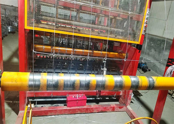 500m PVC پوشش رول سخت / ثابت گره حصار میدان با سوراخ مربع